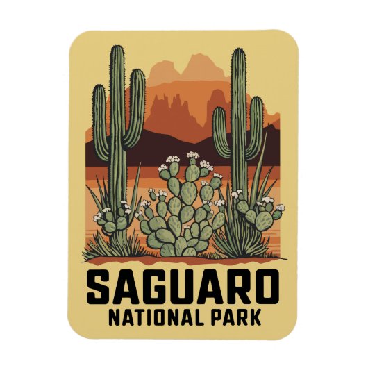 Saguaro-Nationalpark Magnet (Vertikal)