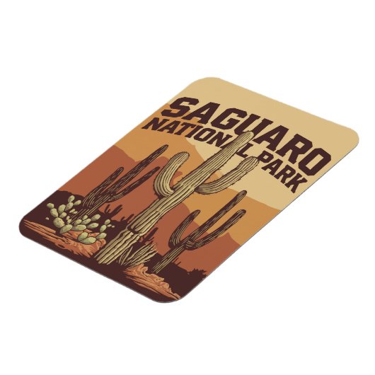 Saguaro-Nationalpark Magnet (Linke Seite)