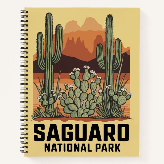 Saguaro-Nationalpark Notizblock (Vorderseite)