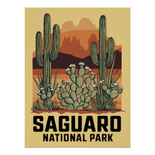 Saguaro-Nationalpark Poster