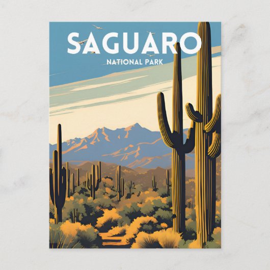 Saguaro-Nationalpark Postkarte (Vorderseite)