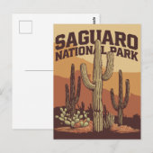 Saguaro-Nationalpark Postkarte (Vorne/Hinten)