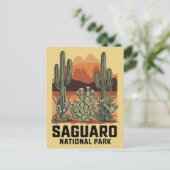 Saguaro-Nationalpark Postkarte (Stehend Vorderseite)
