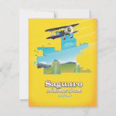 Saguaro Nationalpark Reiseplan (Rückseite)