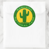 Saguaro-Nationalpark Runder Aufkleber (Tasche)