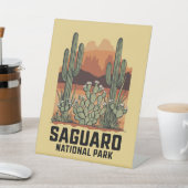 Saguaro-Nationalpark Sockelschild (In SItu)