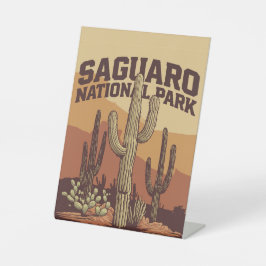 Saguaro-Nationalpark Sockelschild