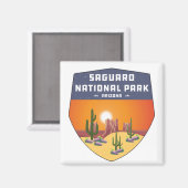 Saguaro Nationalpark Souvenir Cactus Arizona Magnet (Vorderseite/Rückseite)
