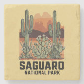 Saguaro-Nationalpark Steinuntersetzer (Vorderseite)