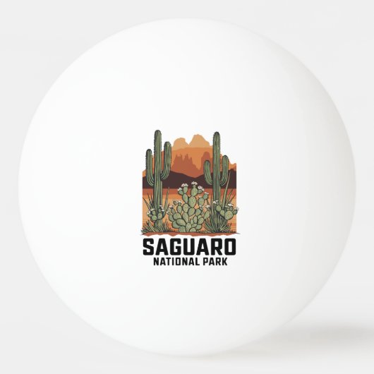 Saguaro-Nationalpark Tischtennisball (Vorderseite)