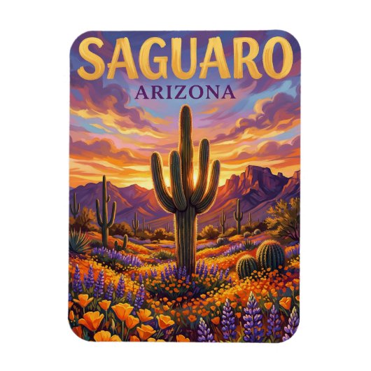 Saguaro-Nationalpark USA Magnet (Vertikal)