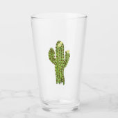 Saguaro-Pint-Glas blühen Glas (Vorderseite)