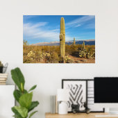 Saguaro Poster (Heimbüro)