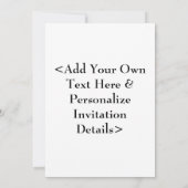 Saguaro Sentinel (AZ Sonoran Desert) Einladung (Rückseite)