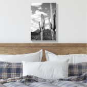Saguaro Sentinels Foto Leinwand (AZ Sonoran Desert (Insitu (Schlafzimmer))