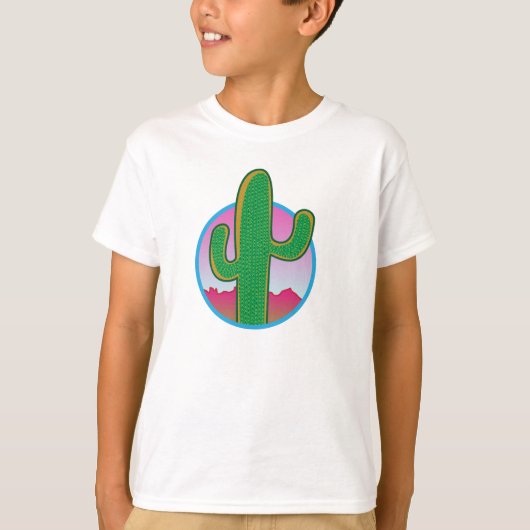 Saguaro-Sonnenuntergang-Shirt T-Shirt (Vorderseite)