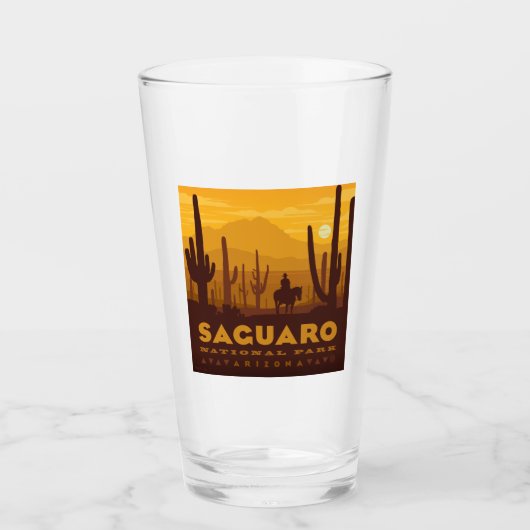 Saguaro Square Nationalpark | Arizona Glas (Vorderseite)