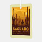 Saguaro Square Nationalpark | Arizona Ornament Aus Metall (Vorderseite links)