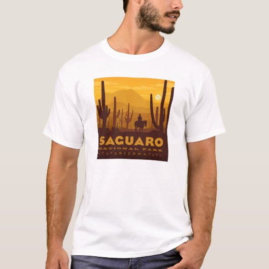 Saguaro Square Nationalpark | Arizona T-Shirt (Vorderseite)