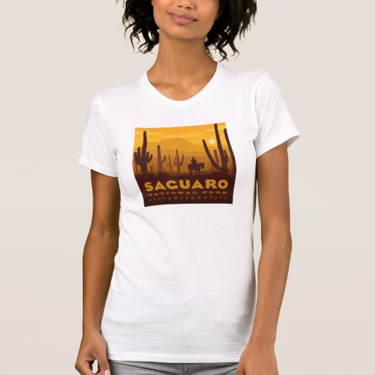Saguaro Square Nationalpark | Arizona T-Shirt (Vorderseite)