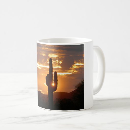 Saguaro-Strahlen Kaffeetasse (VorderseiteRechts)