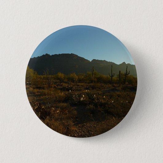 Saguaro Sunrise in Saguaro Nationalpark Button (Vorderseite)