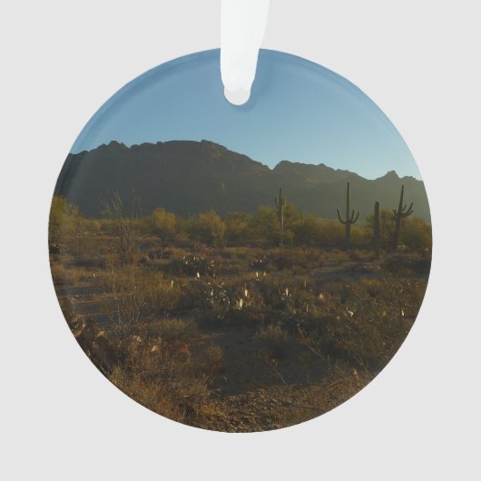 Saguaro Sunrise in Saguaro Nationalpark Ornament (Vorderseite)