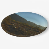 Saguaro Sunrise in Saguaro Nationalpark Pappteller (Schrägansicht)