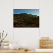 Saguaro Sunrise in Saguaro Nationalpark Poster (Küche)