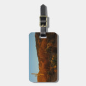 Saguaro Sunset I Arizona Wüste Landschaft Gepäckanhänger (Vorderseite vertikal)