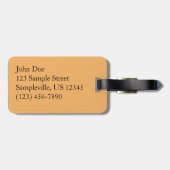 Saguaro Sunset I Arizona Wüste Landschaft Gepäckanhänger (Rückseite horizontal)