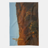 Saguaro Sunset I Arizona Wüste Landschaft Geschirrtuch (Vertikal)