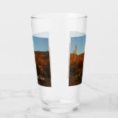 Saguaro Sunset I Arizona Wüste Landschaft Glas (Links)