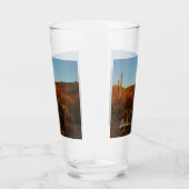 Saguaro Sunset I Arizona Wüste Landschaft Glas (Rechts)