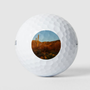 Saguaro Sunset I Arizona Wüste Landschaft Golfball