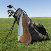 Saguaro Sunset I Arizona Wüste Landschaft Golfhandtuch (Gras)