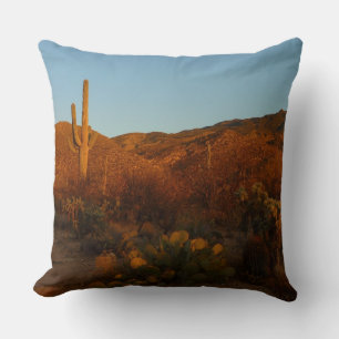 Saguaro Sunset I Arizona Wüste Landschaft Kissen
