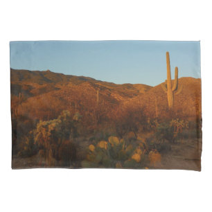 Saguaro Sunset I Arizona Wüste Landschaft Kissenbezug
