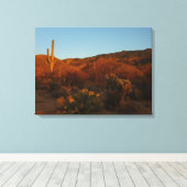 Saguaro Sunset I Arizona Wüste Landschaft Leinwanddruck (Insitu (Holzboden))