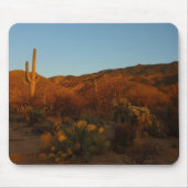 Saguaro Sunset I Arizona Wüste Landschaft Mousepad (Vorne)