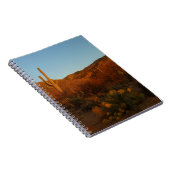 Saguaro Sunset I Arizona Wüste Landschaft Notizblock (Rechte Seite)