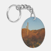 Saguaro Sunset I Arizona Wüste Landschaft Schlüsselanhänger (Vorderseite links)