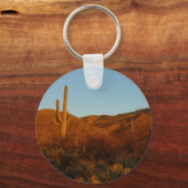 Saguaro Sunset I Arizona Wüste Landschaft Schlüsselanhänger (Vorderseite)