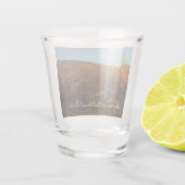 Saguaro Sunset I Arizona Wüste Landschaft Schnapsglas (Rückseite)