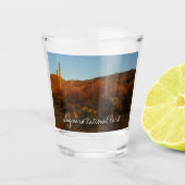 Saguaro Sunset I Arizona Wüste Landschaft Schnapsglas (Vorderseite)