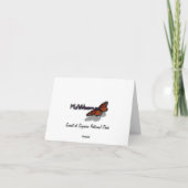 Saguaro Sunset II Arizona Dankeschön Karte (Rückseite)