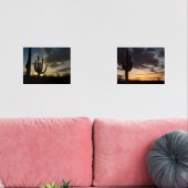 Saguaro Sunset II Arizona Wüste Landschaft Bilderwand Sets (Wohnzimmer)