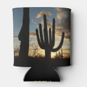 Saguaro Sunset II Arizona Wüste Landschaft Dosenkühler (Rückseite)