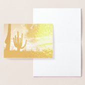 Saguaro Sunset II Arizona Wüste Landschaft Folienkarte (Anzeige)