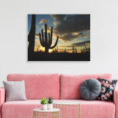 Saguaro Sunset II Arizona Wüste Landschaft Leinwanddruck (Insitu (Wohnzimmer))
